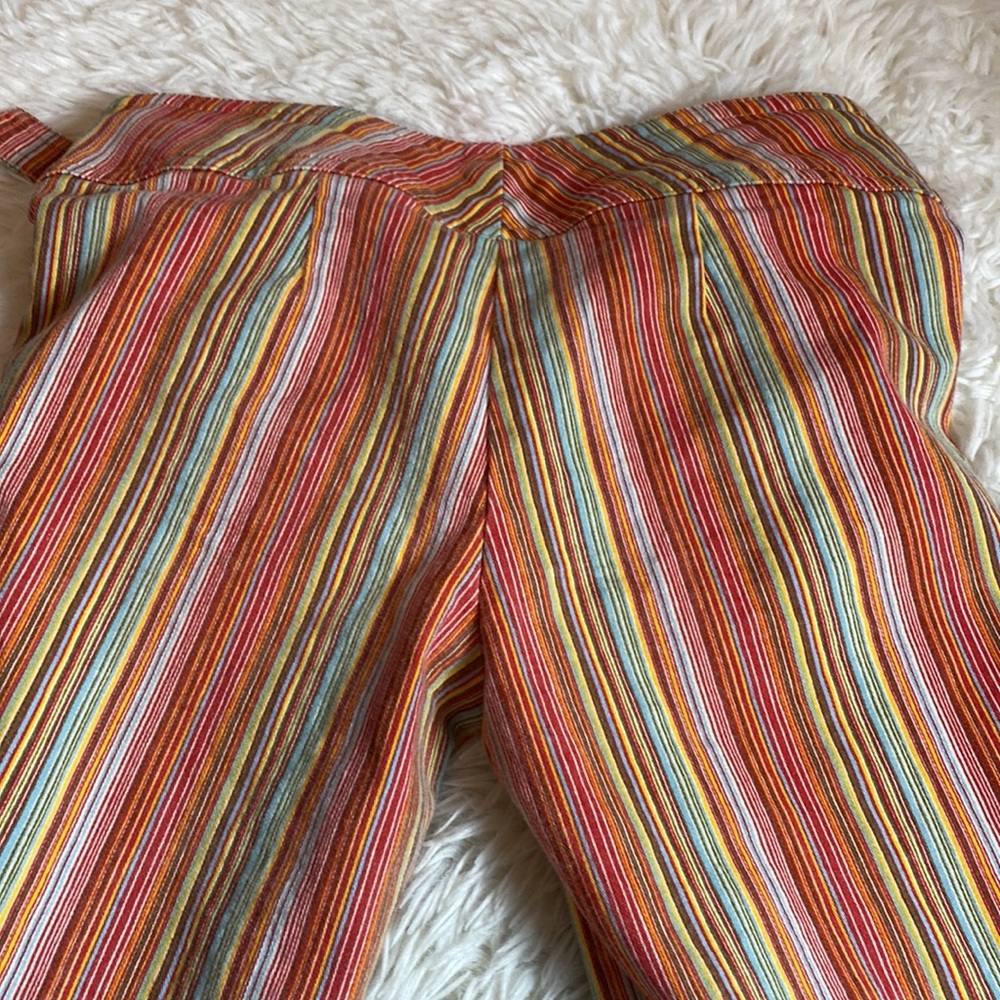 Forever 21 Y2K Super Low Rise Multicolor Striped Bootcut Pants - Picture 12 of 12